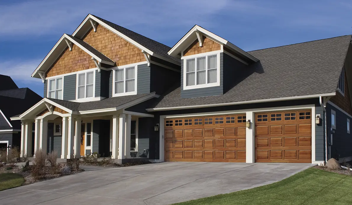 Residential garage door design reference